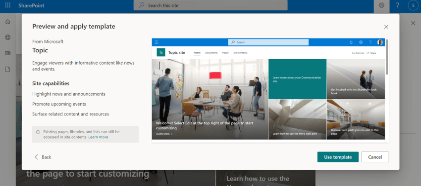Setting up SharePoint Home Site